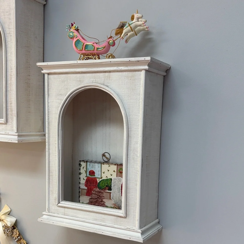 White shadow box